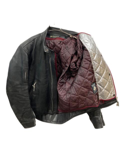 PAIR SLOPE（ペアスロープ）PAIR SLOPE (ペアスロープ) ライナー付きレザージャケット　ペアスロープ　 ブラック サイズ:Ｌの古着・服飾アイテム