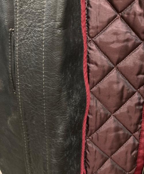 PAIR SLOPE（ペアスロープ）PAIR SLOPE (ペアスロープ) ライナー付きレザージャケット　ペアスロープ　 ブラック サイズ:Ｌの古着・服飾アイテム