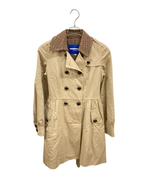 BURBERRY BLUE LABEL（バーバリー ブルー レーベル）BURBERRY BLUE LABEL (バーバリーロンドンブルーレーベル) トレンチコート　バーバリーロンドンブルーレーベル　E1A14-850-42 ベージュ サイズ:38の古着・服飾アイテム
