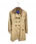 BURBERRY BLUE LABEL（バーバリーロンドンブルーレーベル）の古着「トレンチコート　バーバリーロンドンブルーレーベル　E1A14-850-42」｜ベージュ