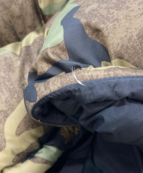 THE NORTH FACE（ザ ノース フェイス）THE NORTH FACE (ザ ノース フェイス) Novelty Nuptse Jacket　ザ ノース フェイス　ND92235 ブラック×カーキ サイズ:Ｌの古着・服飾アイテム