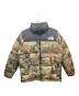 THE NORTH FACE（ザ ノース フェイス）の古着「Novelty Nuptse Jacket　ザ ノース フェイス　ND92235」｜ブラック×カーキ