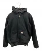 CarHarttカーハート）の古着「WASHED DUCK INSULATED ACTIVE JACKET　カーハート　104050-BLK」｜ブラック