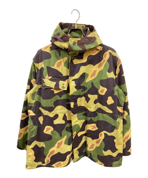 古着（フルギ）古着 (フルギ) サラマンダーカモフラフーデッドジャケット　チェコスロバキア軍 グリーン×ネイビー サイズ:不明の古着・服飾アイテム