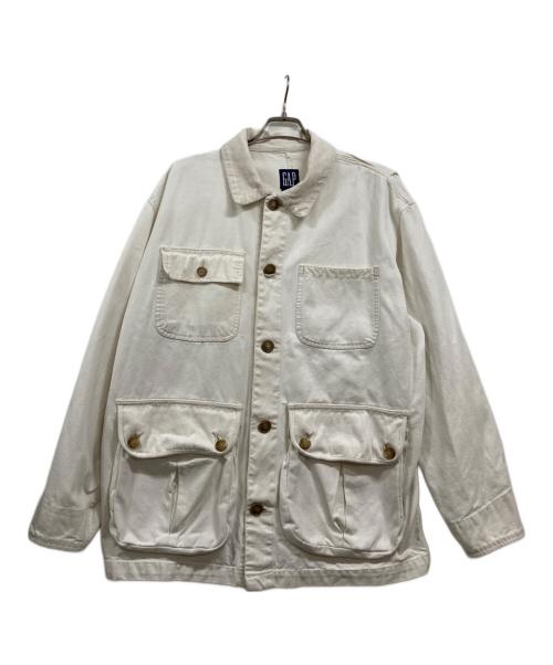 OLD GAP（オールドギャップ）OLD GAP (オールドギャップ) カバーオール ホワイト サイズ:Mの古着・服飾アイテム