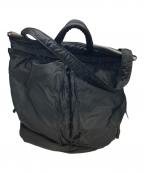 PORTERポーター）の古着「ヘルメットショルダーバッグ　ポーター」｜ブラック