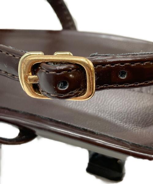 Sea Room lynn（シールームリン）Sea Room lynn (シールームリン) ストラップミュール ブラウン サイズ:Lの古着・服飾アイテム