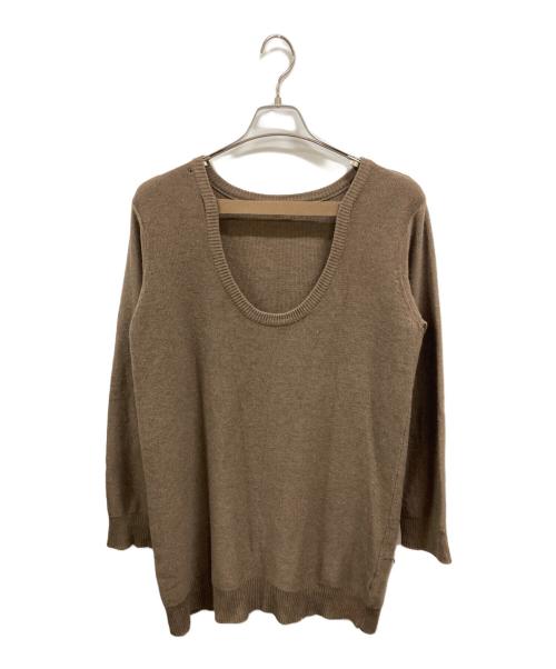 MM6 Maison Margiela（エムエムシックスメゾンマルジェラ）MM6 Maison Margiela (エムエムシックスメゾンマルジェラ) ニット　エムエムシックスメゾンマルジェラ ブラウン サイズ:Ｍの古着・服飾アイテム