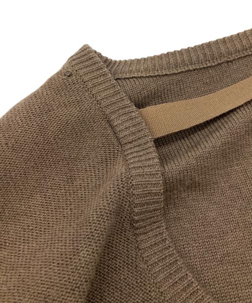 MM6 Maison Margiela（エムエムシックスメゾンマルジェラ）MM6 Maison Margiela (エムエムシックスメゾンマルジェラ) ニット　エムエムシックスメゾンマルジェラ ブラウン サイズ:Ｍの古着・服飾アイテム