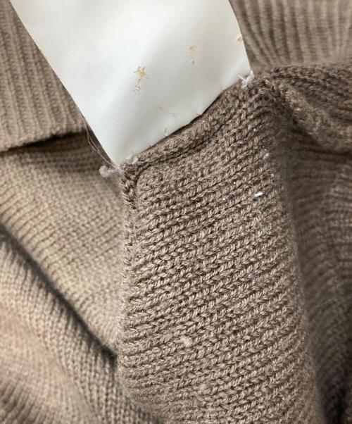 MM6 Maison Margiela（エムエムシックスメゾンマルジェラ）MM6 Maison Margiela (エムエムシックスメゾンマルジェラ) ニット　エムエムシックスメゾンマルジェラ ブラウン サイズ:Ｍの古着・服飾アイテム