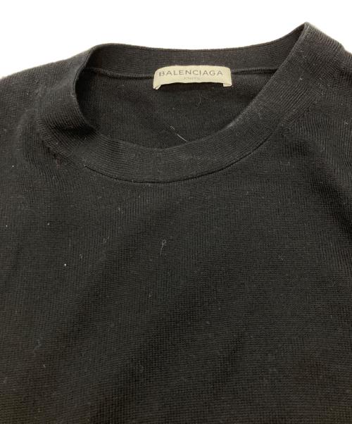 BALENCIAGA（バレンシアガ）BALENCIAGA (バレンシアガ) ニットAラインワンピース　バレンシアガ　359670 T1283 ブラック サイズ:34の古着・服飾アイテム