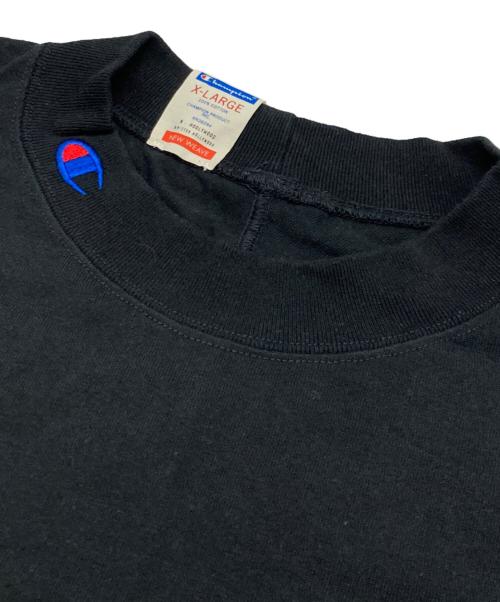 Champion（チャンピオン）Champion (チャンピオン) N.HOOLYWOOD (エヌ ハリウッド) ショートスリーブTシャツ ブラック サイズ:XLの古着・服飾アイテム