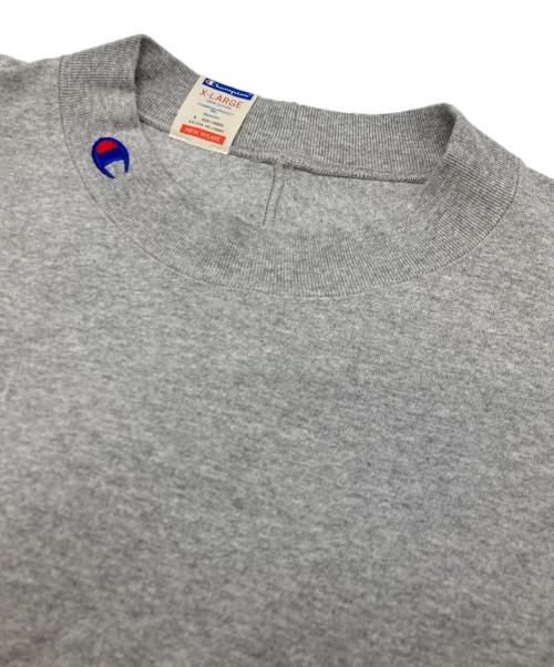 N.HOOLYWOOD（エヌ ハリウッド）N.HOOLYWOOD (エヌ ハリウッド) Champion (チャンピオン) ショートスリーブTシャツ グレー サイズ:XLの古着・服飾アイテム