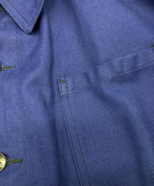 古着（フルギ）古着 (フルギ) コットンフレンチワークジャケット ネイビー サイズ:不明の古着・服飾アイテム