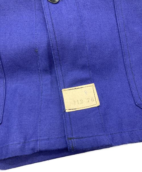 古着（フルギ）古着 (フルギ) コットンフレンチワークジャケット ネイビー サイズ:不明の古着・服飾アイテム