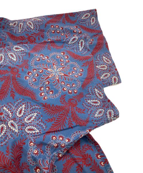 POLO RALPH LAUREN（ポロ・ラルフローレン）POLO RALPH LAUREN (ポロ・ラルフローレン) オープンカラーシャツ ブルー×レッド サイズ:XLの古着・服飾アイテム