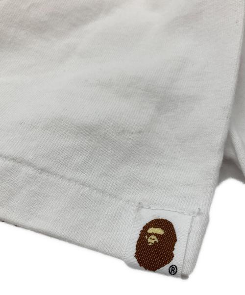 A BATHING APE（ア ベイシング エイプ）A BATHING APE (ア ベイシング エイプ) Tシャツ ホワイト サイズ:Ⅼの古着・服飾アイテム