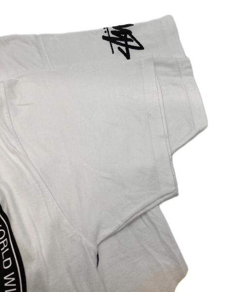 stussy（ステューシー）stussy (ステューシー) CACTUS (カクタス) PLANT FLEA MARKET ホワイト サイズ:Lの古着・服飾アイテム