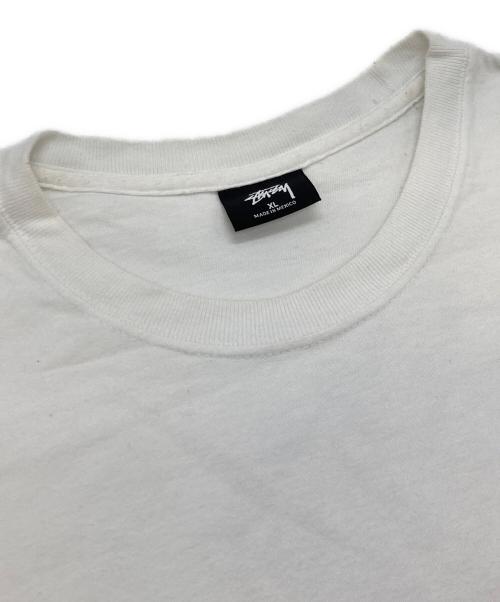 stussy（ステューシー）stussy (ステューシー) MUSHROOMS IN THE CLOUD TEE ホワイト サイズ:XLの古着・服飾アイテム