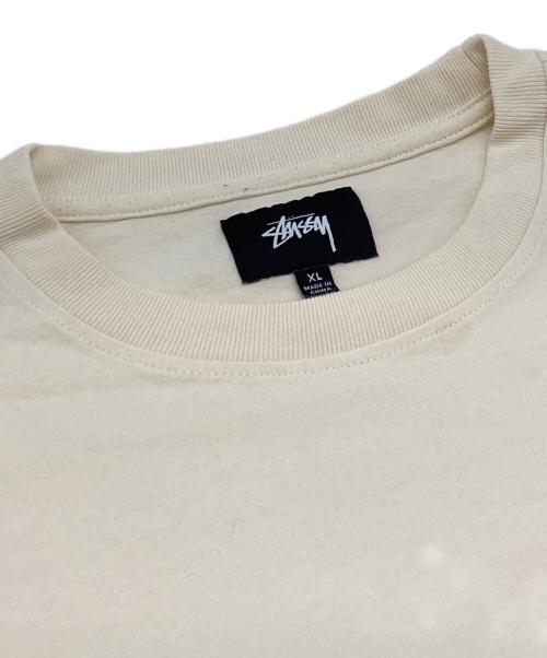 stussy（ステューシー）stussy (ステューシー) ポケットTシャツ アイボリー サイズ:XLの古着・服飾アイテム