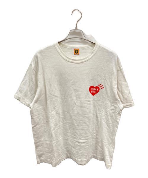 HUMAN MADE（ヒューマンメイド）HUMAN MADE (ヒューマンメイド) Tシャツ　ヒューマンメイド ホワイト サイズ:2XLの古着・服飾アイテム