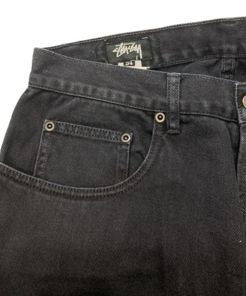 stussy（ステューシー）stussy (ステューシー) ボタンフライデニムパンツ　ステューシー ブラック サイズ:34の古着・服飾アイテム