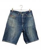 stussyステューシー）の古着「デニムハーフパンツ」｜インディゴ
