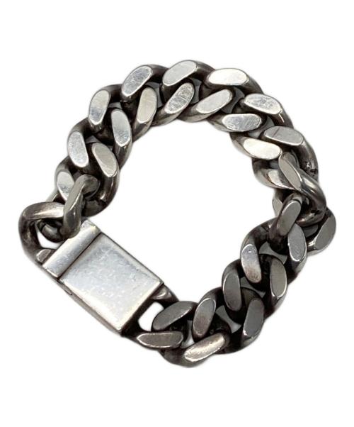 Saint Laurent Paris（サンローランパリ）Saint Laurent Paris (サンローランパリ) カーブチェーンブレスレット シルバーの古着・服飾アイテム