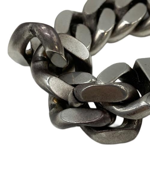 Saint Laurent Paris（サンローランパリ）Saint Laurent Paris (サンローランパリ) カーブチェーンブレスレット シルバーの古着・服飾アイテム