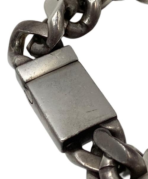 Saint Laurent Paris（サンローランパリ）Saint Laurent Paris (サンローランパリ) カーブチェーンブレスレット シルバーの古着・服飾アイテム