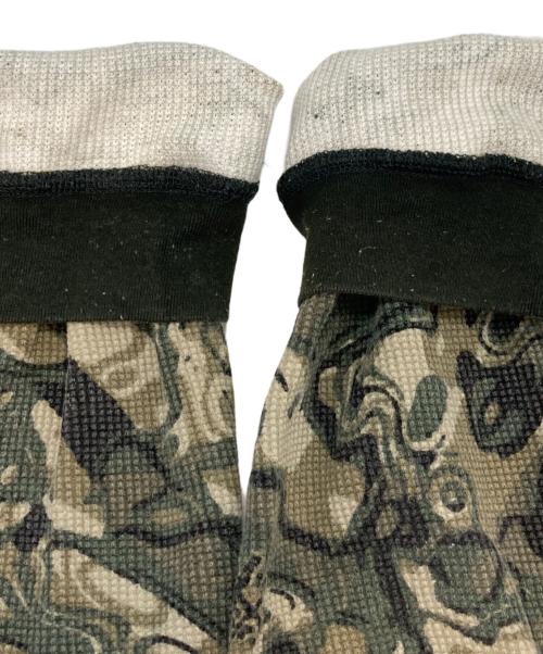 stussy（ステューシー）stussy (ステューシー) サーマルカットソー グリーン サイズ:Mの古着・服飾アイテム