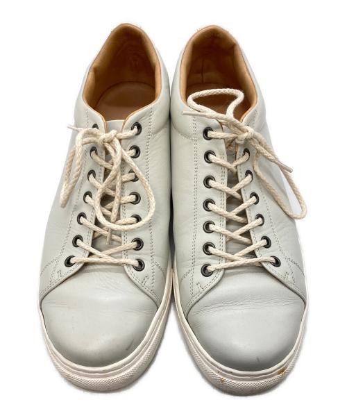 bluestone（ブルーストーン）bluestone (ブルーストーン) ローカットスニーカー　ブルーストーン　 ホワイト サイズ:40の古着・服飾アイテム