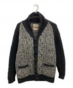 NEIGHBORHOOD×INVERALLANネイバーフッド×インバーアラン）の古着「ニットカーディガン」｜ブラック