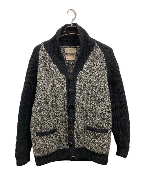 NEIGHBORHOOD（ネイバーフッド）NEIGHBORHOOD (ネイバーフッド) INVERALLAN (インバーアラン) ニットカーディガン ブラック サイズ:不明の古着・服飾アイテム