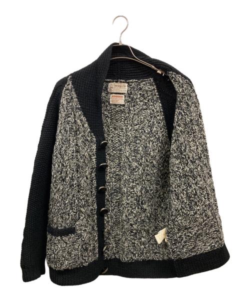 NEIGHBORHOOD（ネイバーフッド）NEIGHBORHOOD (ネイバーフッド) INVERALLAN (インバーアラン) ニットカーディガン ブラック サイズ:不明の古着・服飾アイテム