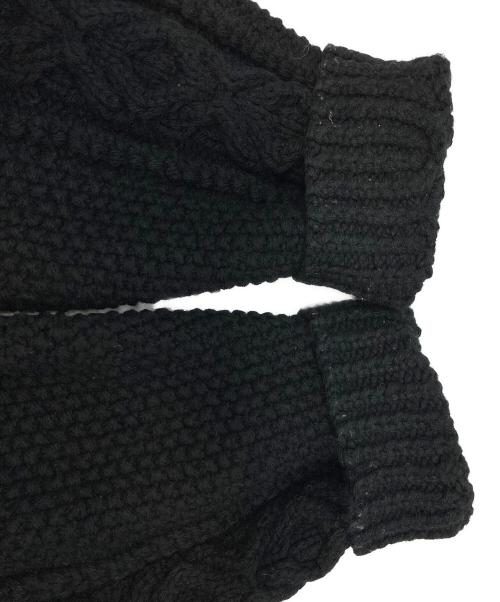NEIGHBORHOOD（ネイバーフッド）NEIGHBORHOOD (ネイバーフッド) INVERALLAN (インバーアラン) ニットカーディガン ブラック サイズ:不明の古着・服飾アイテム