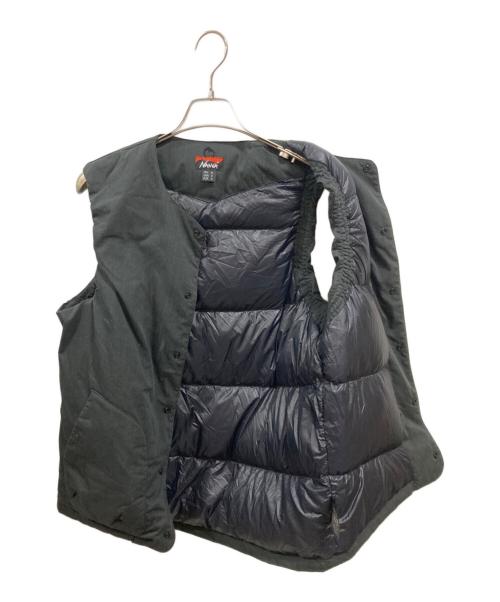 NANGA（ナンガ）NANGA (ナンガ) ダウンベスト グレー サイズ:Ｍの古着・服飾アイテム