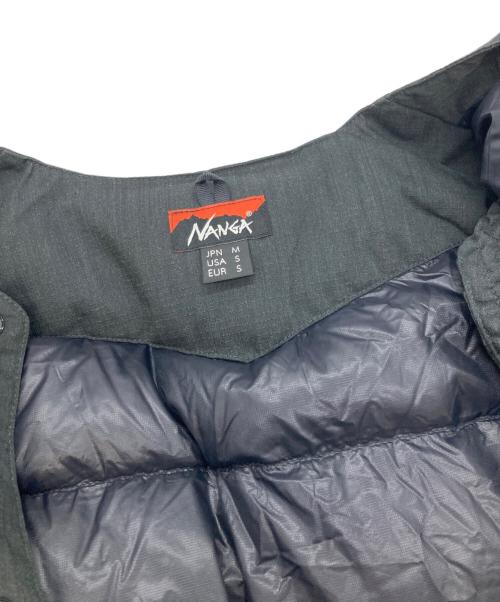 NANGA（ナンガ）NANGA (ナンガ) ダウンベスト グレー サイズ:Ｍの古着・服飾アイテム
