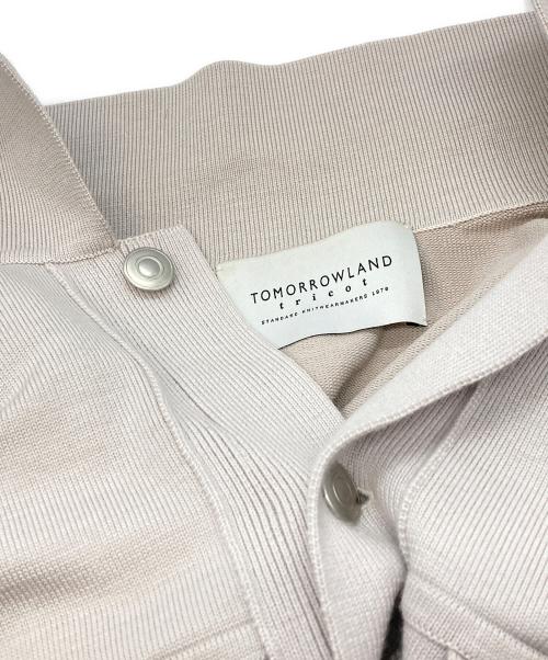 TOMORROW LAND（トゥモローランド）TOMORROW LAND (トゥモローランド) ポリエステルウール ニットGジャン　トゥモローランド　63-02-34-02011 ベージュ サイズ:Ｍの古着・服飾アイテム