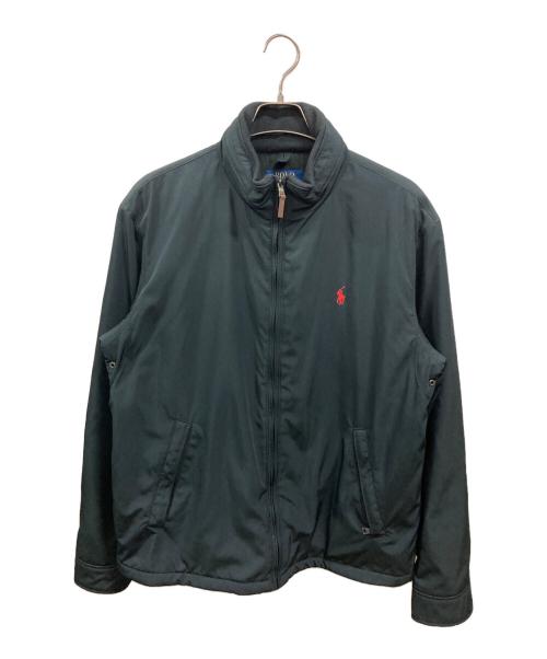POLO RALPH LAUREN（ポロ・ラルフローレン）POLO RALPH LAUREN (ポロ・ラルフローレン) ポニーロゴナイロンジャケット ネイビー サイズ:Ｌの古着・服飾アイテム