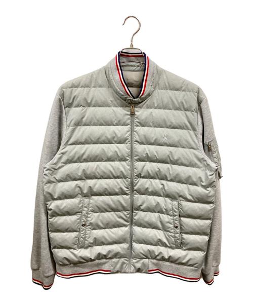 POLO RALPH LAUREN（ポロ・ラルフローレン）POLO RALPH LAUREN (ポロ・ラルフローレン) キルティングダウンジャケット　ポロ・ラルフローレン グレー サイズ:Ｌの古着・服飾アイテム