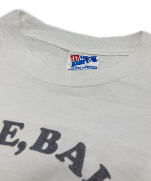 Hanes（ヘインズ）Hanes (ヘインズ) プリントTシャツ ホワイト サイズ:Lの古着・服飾アイテム
