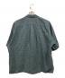 SEDAN ALL-PURPOSE (セダンオールパーパス) DOBBY PLAID OPEN COLLAR S/S SHIRT グリーン サイズ:L：10000円