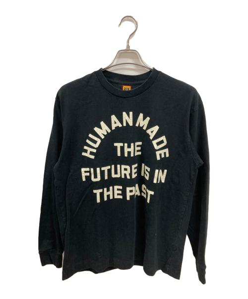 HUMAN MADE（ヒューマンメイド）HUMAN MADE (ヒューマンメイド) GRAPHIC L/S T-SHIRT　ヒューマンメイド ブラック サイズ:Ｌの古着・服飾アイテム