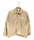 adidas Originals×oasisアディダスオリジナル×オアシス）の古着「ツアー コーチ ジャケット　アディダスオリジナル　オアシス　HZ0878」｜ベージュ