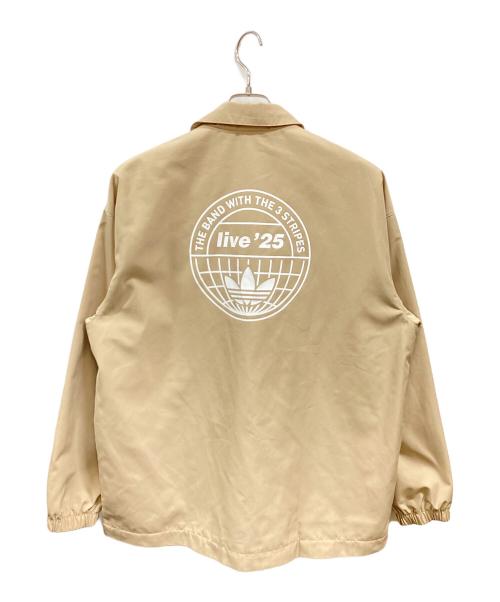 adidas Originals（アディダスオリジナル）adidas originals (アディダスオリジナル) oasis (オアシス) ツアー コーチ ジャケット　アディダスオリジナル　オアシス　HZ0878 ベージュ サイズ:Ｌの古着・服飾アイテム
