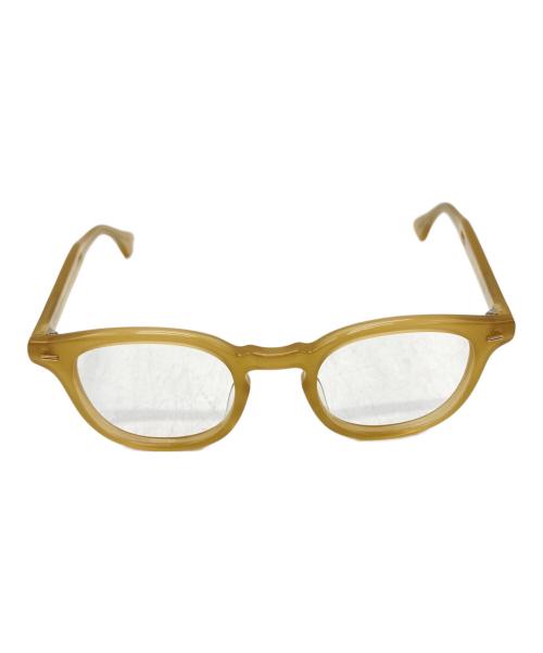KANEKO OPTICAL（金子眼鏡）kaneko optical (金子眼鏡) UNITED ARROWS (ユナイテッドアローズ) 伊達眼鏡 ベージュの古着・服飾アイテム