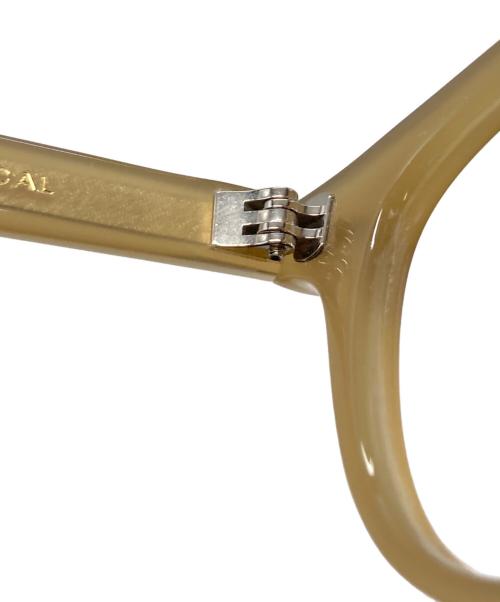 KANEKO OPTICAL（金子眼鏡）kaneko optical (金子眼鏡) UNITED ARROWS (ユナイテッドアローズ) 伊達眼鏡 ベージュの古着・服飾アイテム