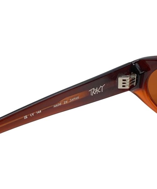 stussy（ステューシー）stussy (ステューシー) TRACYサングラス オレンジの古着・服飾アイテム