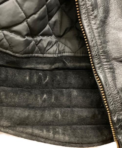 HARLEY-DAVIDSON（ハーレーダビッドソン）HARLEY-DAVIDSON (ハーレーダビッドソン) ダブルライダースレザージャケット ブラック サイズ:SIZE44の古着・服飾アイテム